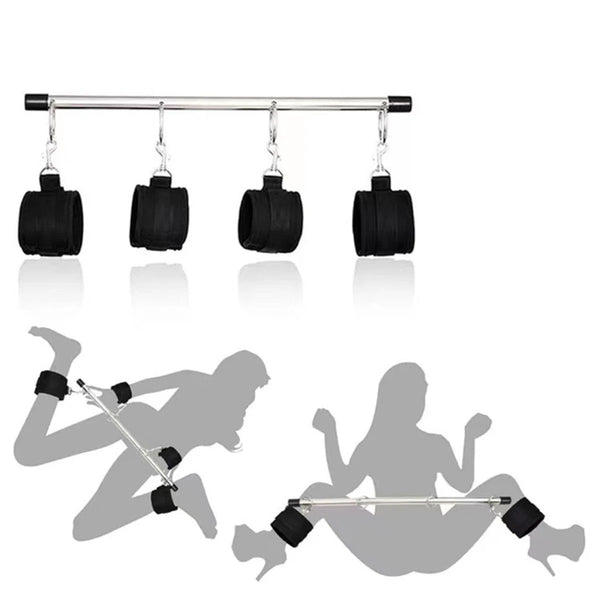 SPREAD THEM LEGS BABYGIRL-SPREADER BAR AND CUFFS SET.