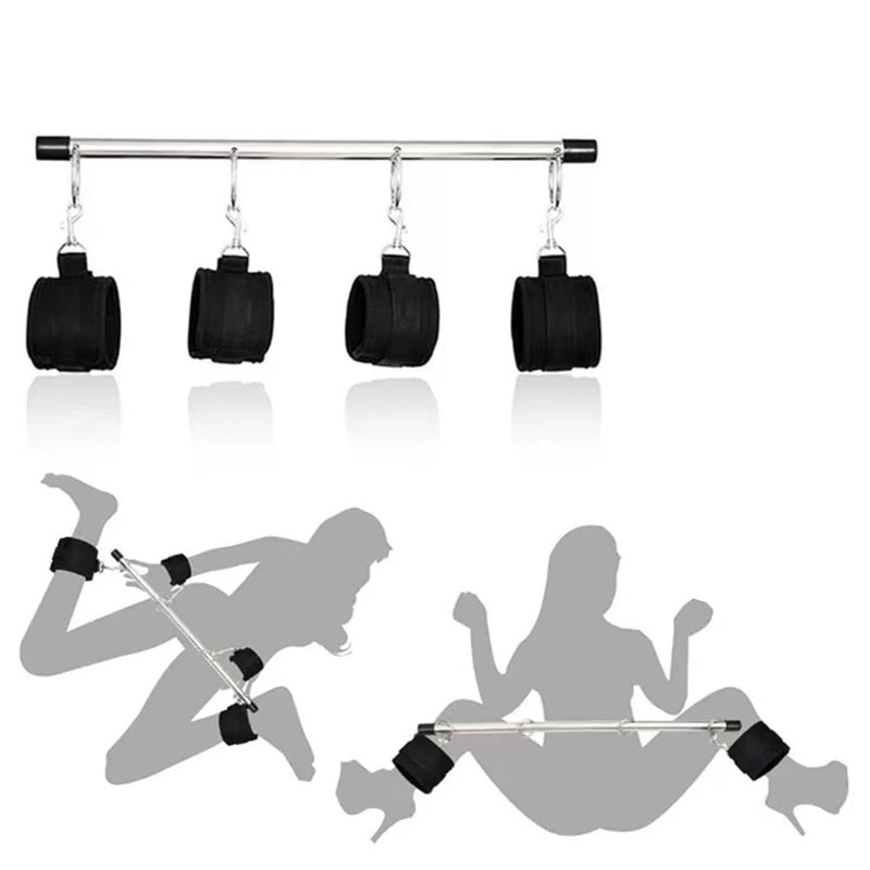 SPREAD THEM LEGS BABYGIRL-SPREADER BAR AND CUFFS SET.
