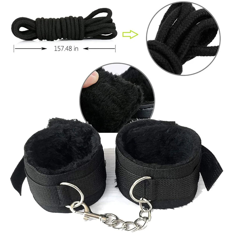 Handcuffs for Session with Erotic Accessories