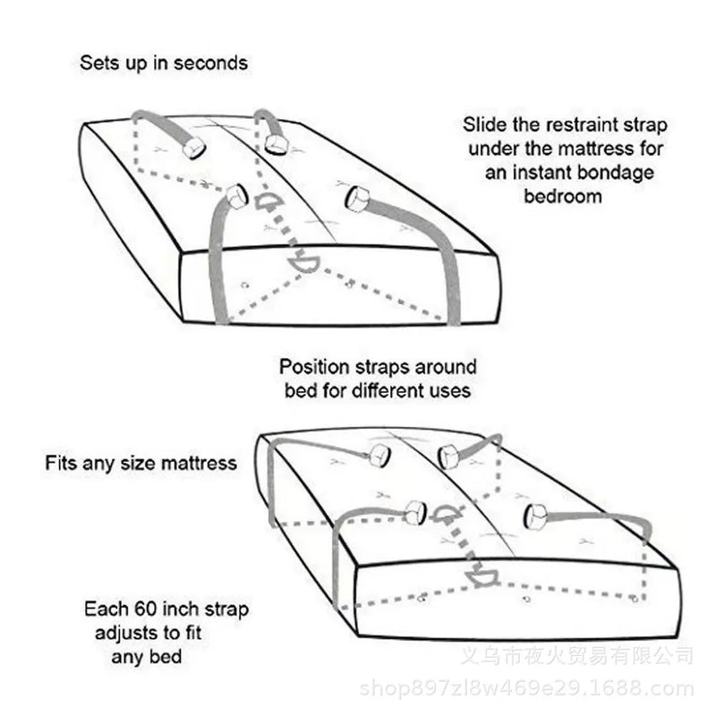 Bae Tied Up – 4-Strap Restraint Set