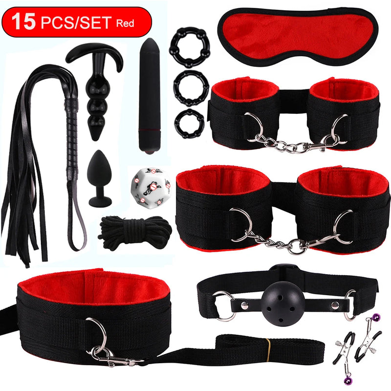 Handcuffs for Session with Erotic Accessories