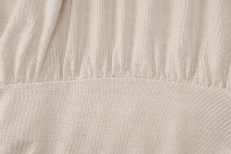 OFF-SHOULDER RUCHED MINI DRESS