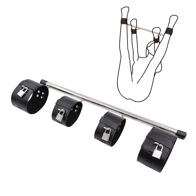 SPREAD THEM LEGS BABYGIRL-SPREADER BAR AND CUFFS SET.