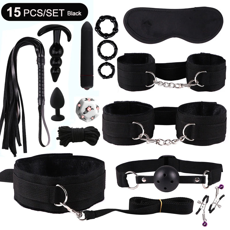 Handcuffs for Session with Erotic Accessories
