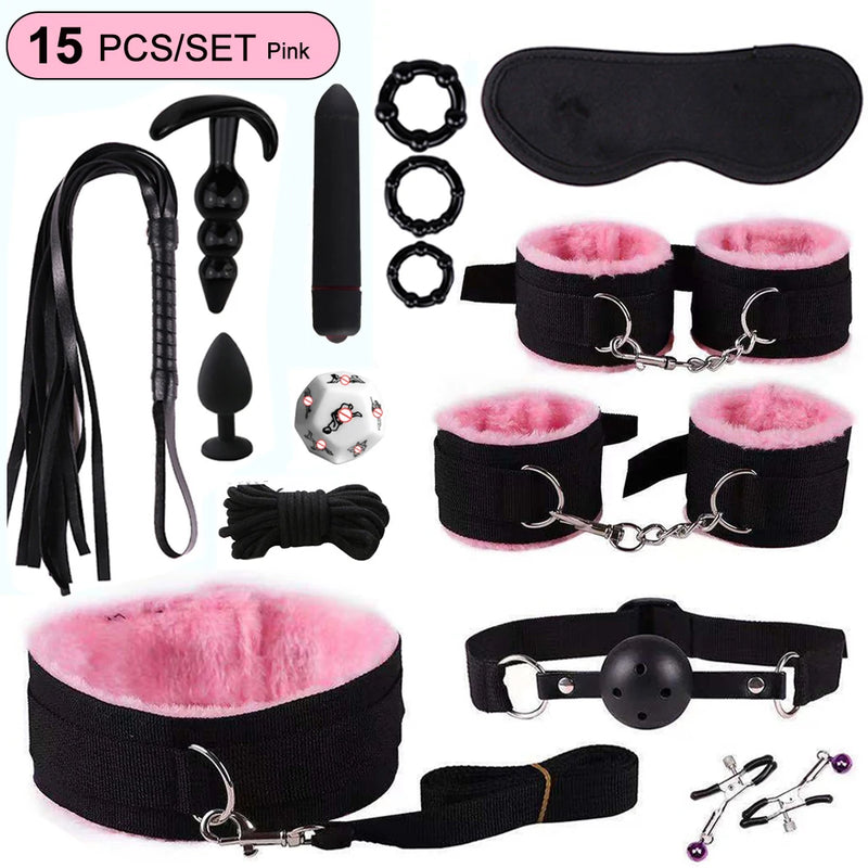 Handcuffs for Session with Erotic Accessories