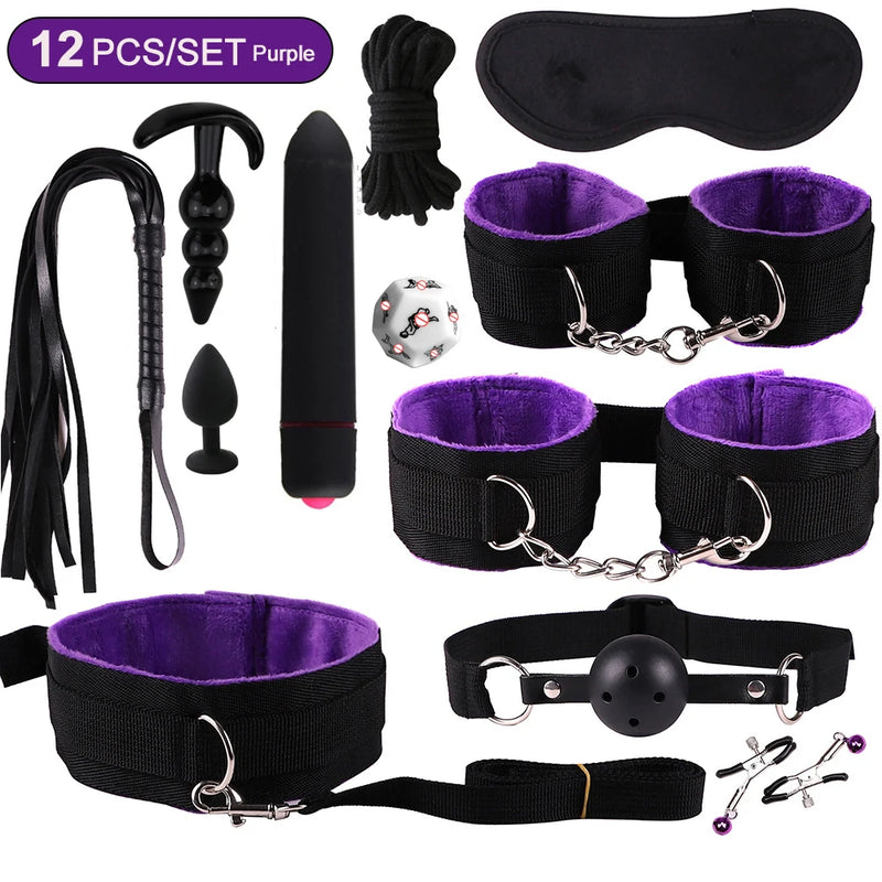 Handcuffs for Session with Erotic Accessories