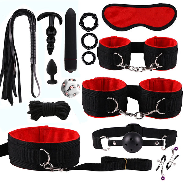 Handcuffs for Session with Erotic Accessories