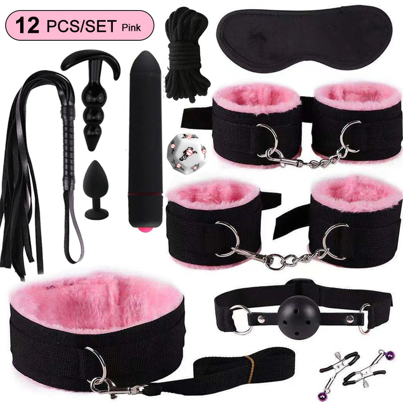 Handcuffs for Session with Erotic Accessories