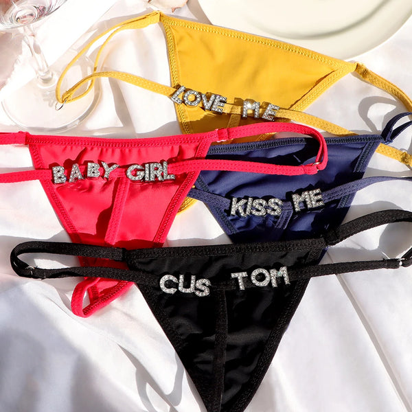 Custom Letter G-String Thong