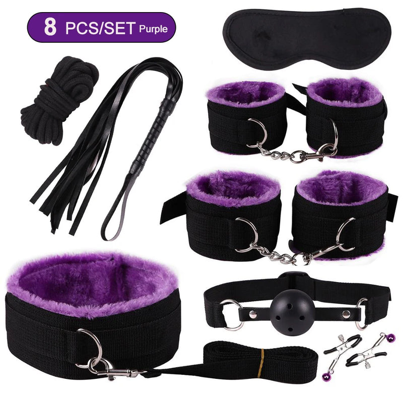 Handcuffs for Session with Erotic Accessories