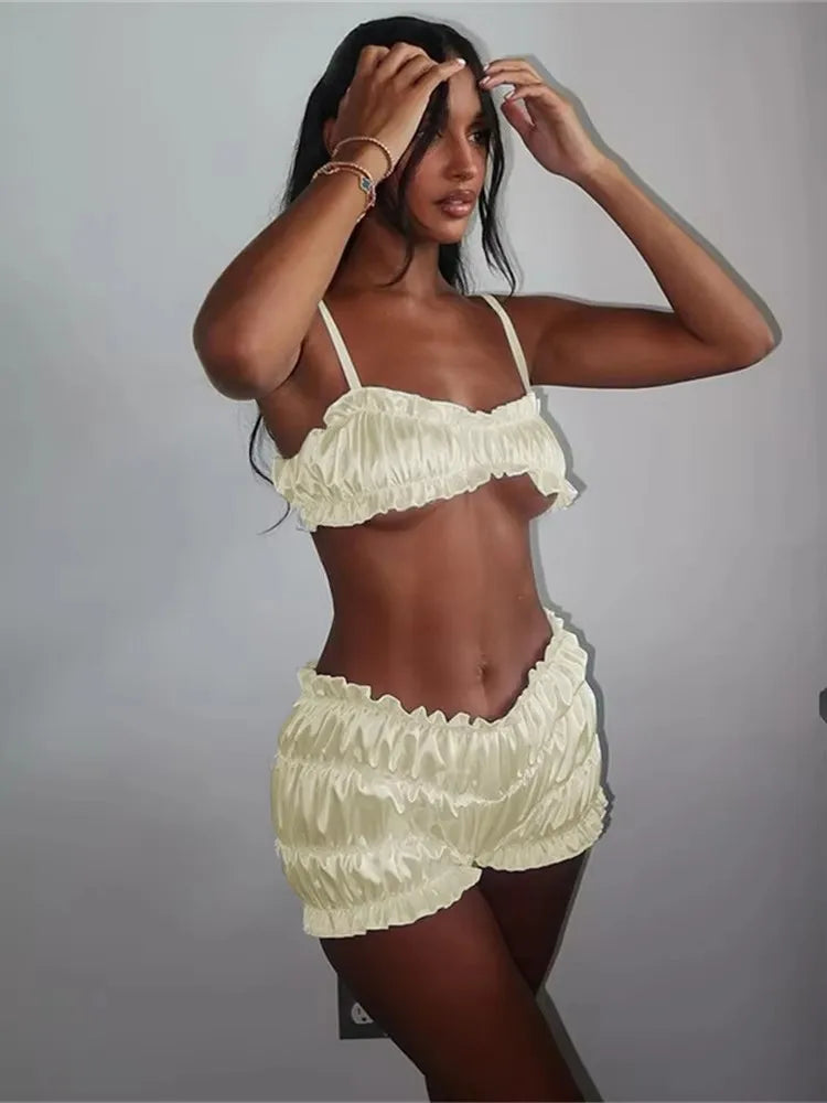 Flirt Temptation Ruffle Set 🔥