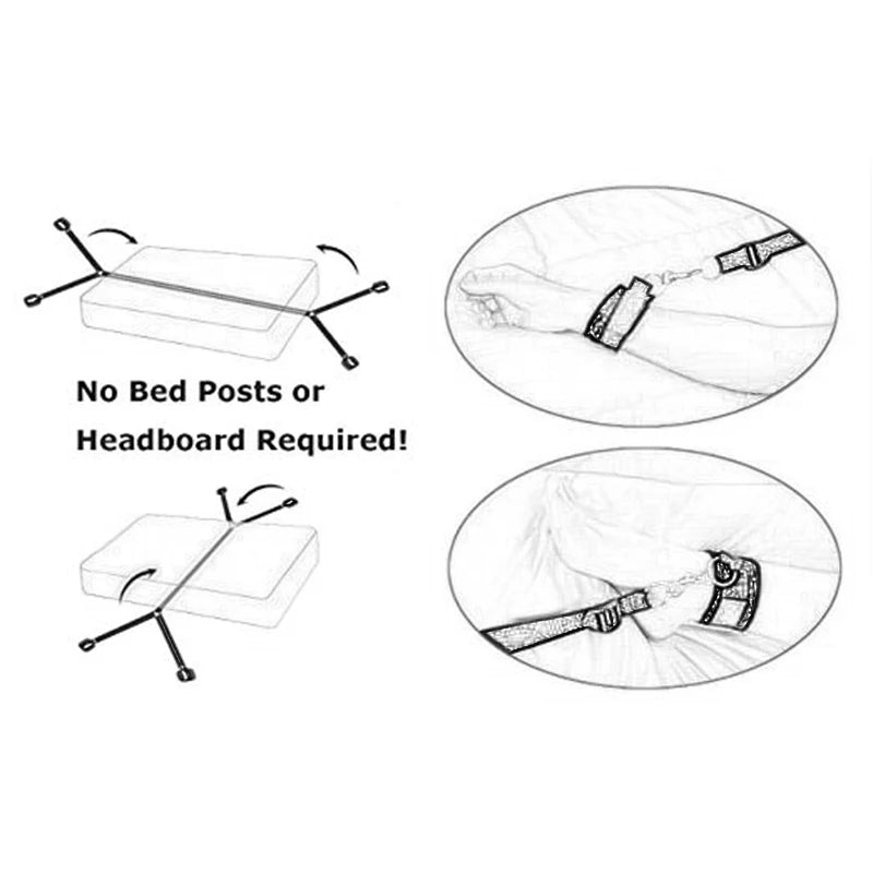 Bae Tied Up – 4-Strap Restraint Set