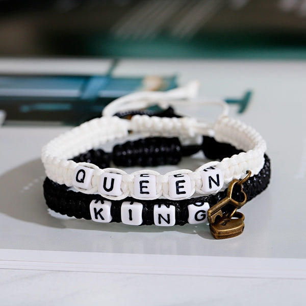 King & Queen Couple Bracelets