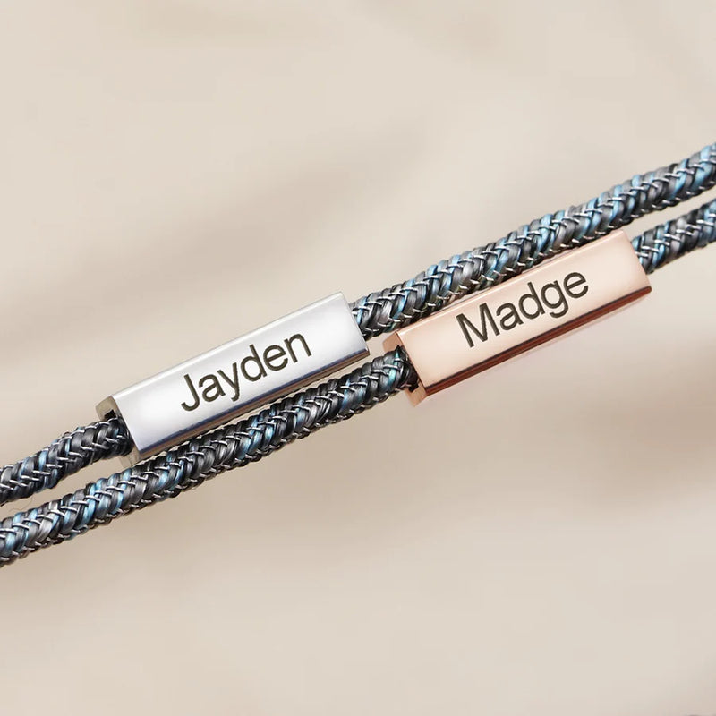 Personalized Magnetic Eternal Promise Bracelets