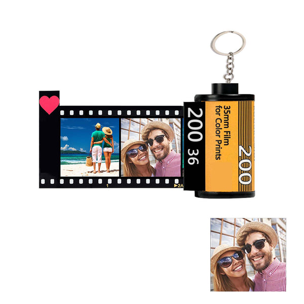 Custom Camera Roll Keychain Personalized Film Keychain