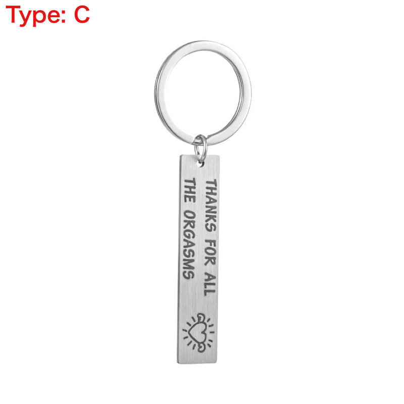 Thank You For All Or gasms Keychain