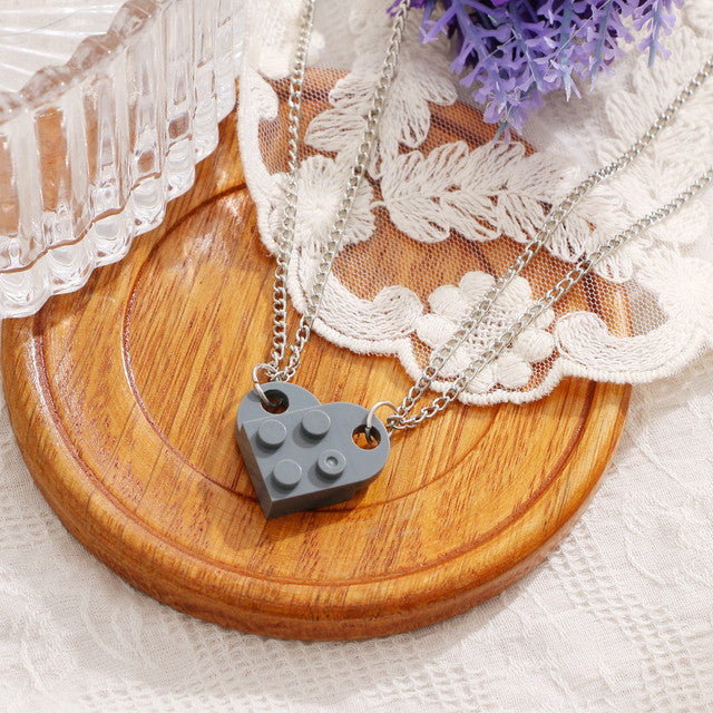 LEGO Heart Necklace